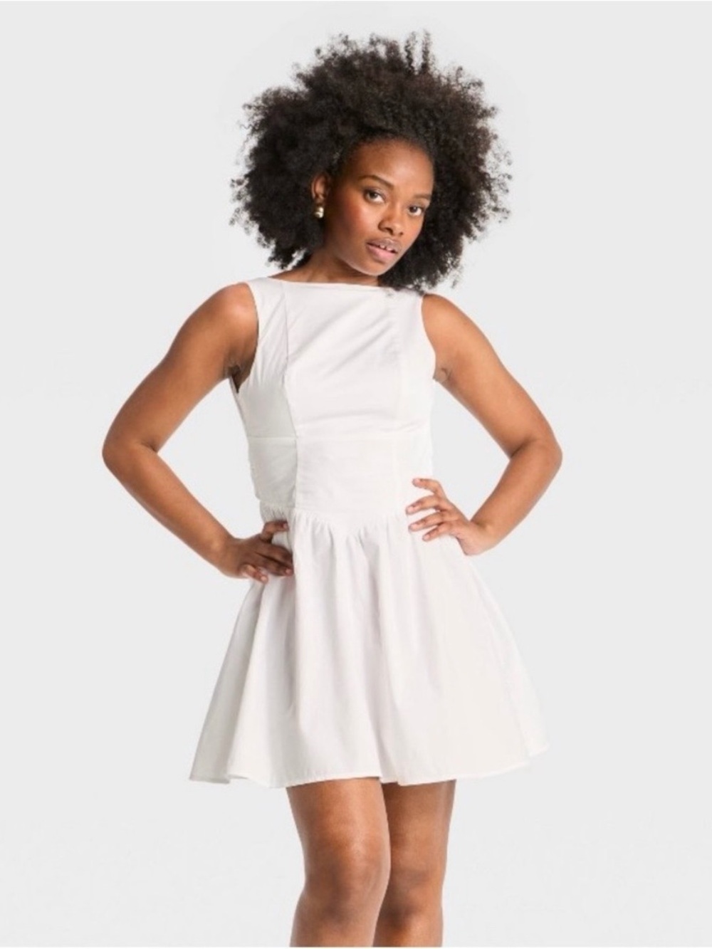 Wild Fable Bow Back Mini A-Line
Dress